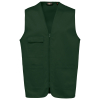 Gilet polycoton multipoches unisexe Forest Green