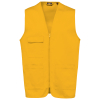 Gilet polycoton multipoches unisexe Yellow