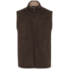 Bodywarmer polaire avec intérieur sherpa unisexe Chocolate