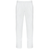 Pantalon coton unisexe White
