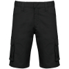 Bermuda multipoches écoresponsable homme Black