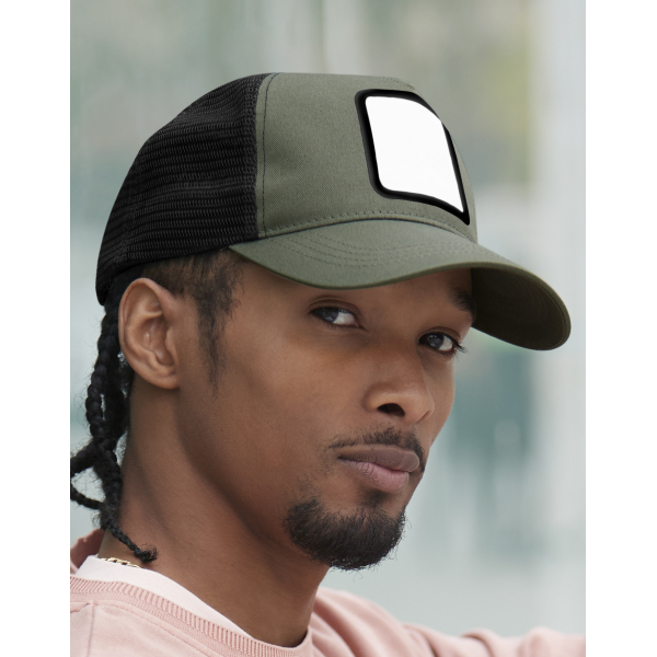 Casquette Trucker 5 Panneaux Avec Patch Beechfield