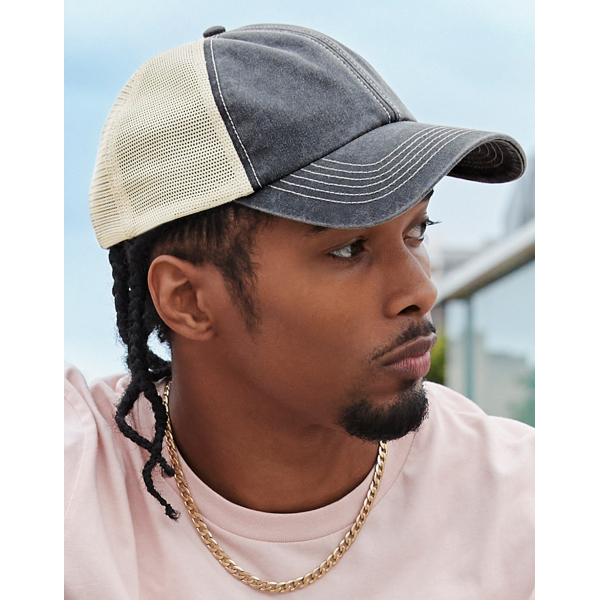 Casquette Trucker Vintage 6 Panneaux Beechfield