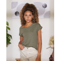 T-shirt Femme Épaules Tombantes Build Your Brand BY021