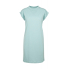 Robe Femme Col Montant et Épaules Tombantes Build Your Brand BY101 turquoise