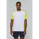 T-shirt de sport écoresponsable bicolore homme PROACT PA4014