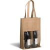 Sac porte-bouteilles en jute Kimood KI0268