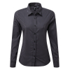 Chemise vichy gros carreaux manches longues pour femme Premier PR352