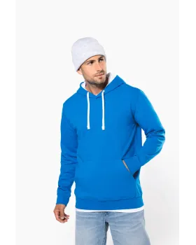 Sweat-shirt capuche contrastée homme Kariban K446