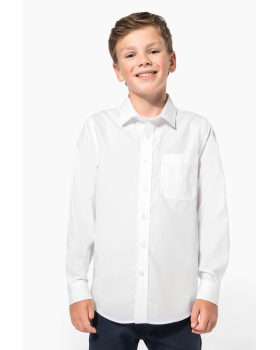 Chemise popeline manches longues enfant Kariban K521