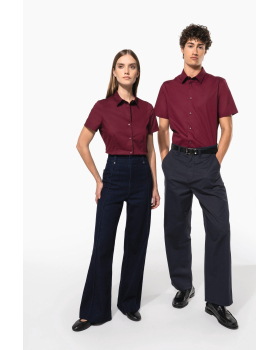 Chemise en coton et élasthanne manches courtes Kariban K531