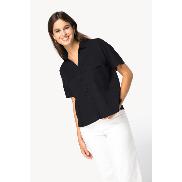 Chemise écoresponsable oversize en lyocell femme Spasso SP514