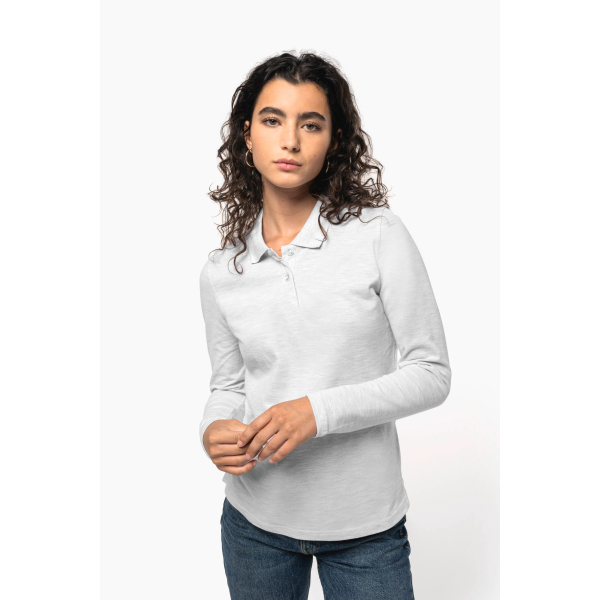 Polo manches longues femme Kariban K244