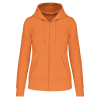 Sweat-shirt écoresponsable zippé à capuche femme Kariban K4031