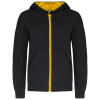 Sweat-shirt zippé capuche enfant Kariban K486