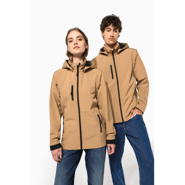 Veste Softshell à capuche avec manches amovibles Kariban K422