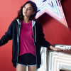 Sweat-shirt zippé Varsity AWDis JH053