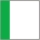 White/Kelly Green Organic